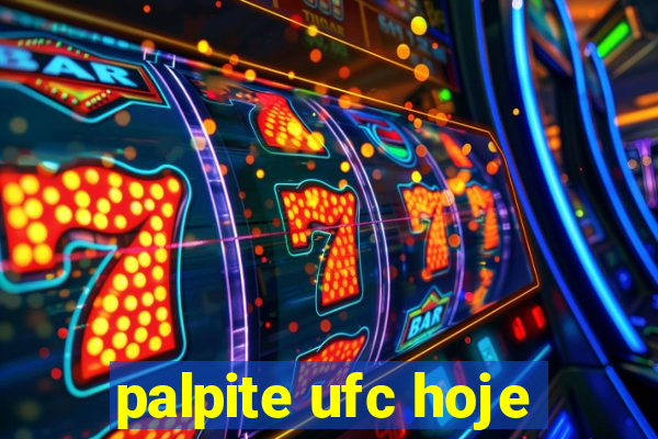 palpite ufc hoje